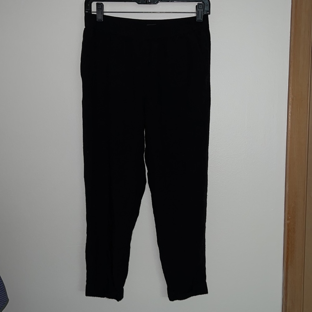 🖤Madewell Black Cuffed Track Trousers - Picture 4 of 8